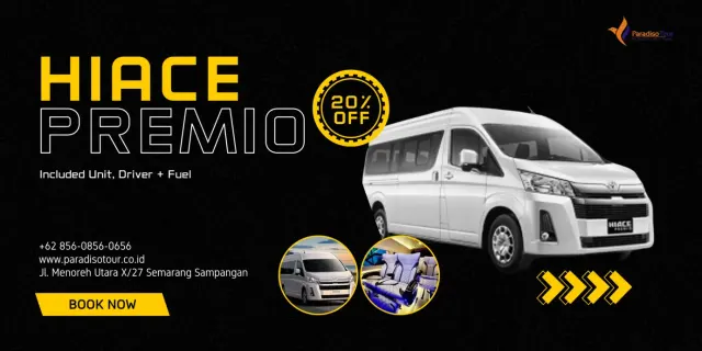 Promo sewa hiace premio
