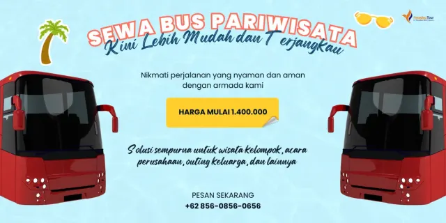 Promo Sewa Bus Pariwisata