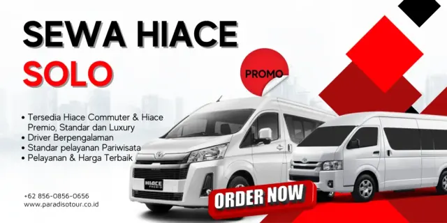 sewa hiace solo bulanan