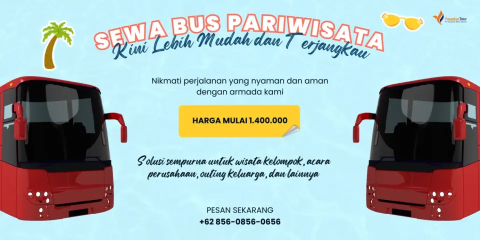 Promo Sewa Bus Pariwisata